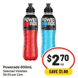 IGA Powerade offer