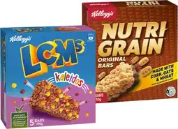 IGA Kellogg’s LCMs or Nutri‑Grain Bars 5 Pack Selected Varieties offer