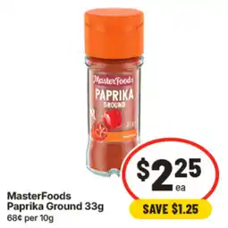 IGA MasterFoods Paprika Ground offer