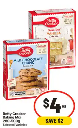 IGA Betty Crocker Baking Mix offer