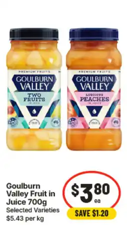 IGA Goulburn Valley Fruit in Juice offer