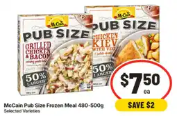 IGA McCain Pub Size Frozen Meal offer