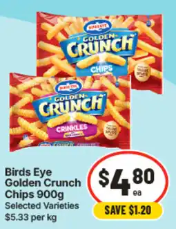 IGA Birds Eye Golden Crunch Chips offer