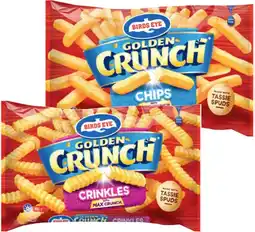 IGA Birds Eye Golden Crunch Chips Selected Varieties offer