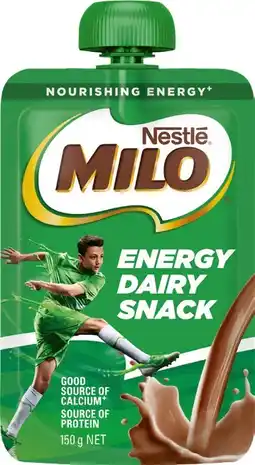 IGA Nestlé Milo Energy Dairy Snack Selected Varieties offer