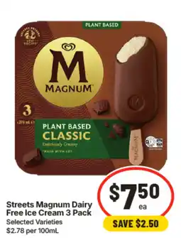 IGA Streets Magnum Dairy Free Ice Cream offer