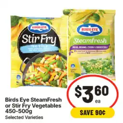 IGA Birds Eye SteamFresh or Stir Fry Vegetables offer
