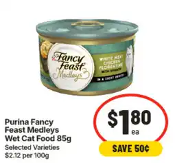 IGA Purina Fancy Feast Medleys Wet Cat Food offer