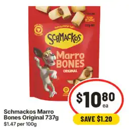 IGA Schmackos Marro Bones Original offer