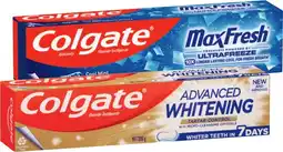 IGA Colgate Advanced Whitening or MaxFresh Toothpaste 120‑200g Selected Varieties offer