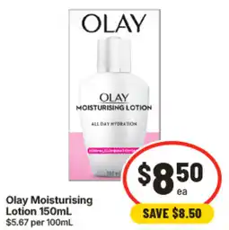 IGA Olay Moisturising Lotion offer