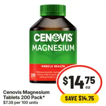 IGA Cenovis Magnesium Tablets offer