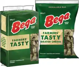 IGA Bega Cheese Block or Grated 500g Selected Varieties offer