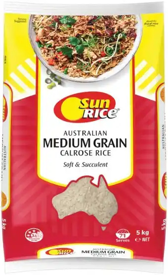 IGA SunRice Medium Grain Rice Selected Varieties offer