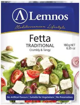IGA Lemnos Fetta Cheese 180‑200g Selected Varieties offer