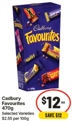 IGA Cadbury Favourites offer