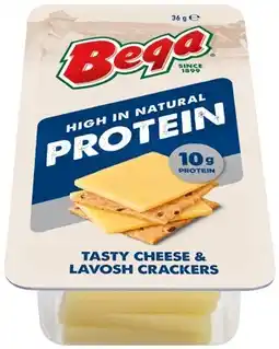 IGA Bega High Protein Tasty Cheese & Lavosh Crackers offer