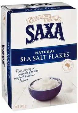 IGA Saxa Natural Sea Salt Flakes offer