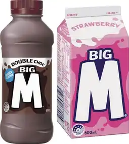 IGA Big M Flavoured Milk Selected Varieties offer