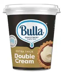 IGA Bulla Extra Thick Double Cream offer
