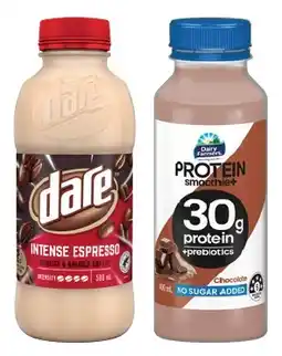 IGA Dare Iced Coffee 500mL or Dairy Farmers Protein Smoothie+ 400mL Selected Varieties offer