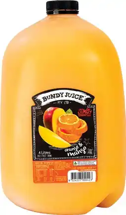 IGA Bundy Juice Selected Varieties offer