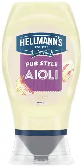 IGA Hellmann’s Garlic Aioli offer