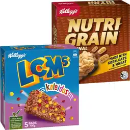 IGA Kellogg’s LCMs Bars or Nutri‑Grain 5 Pack Selected Varieties offer