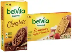 IGA BelVita Breakfast Chocolate 300g or Strawberry Yoghurt Sandwich 253g offer