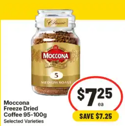 IGA Moccona Freeze Dried Coffee offer