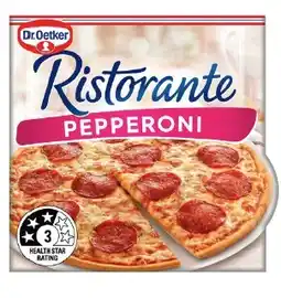 IGA Dr. Oetker Ristorante Pizza 310‑390g Selected Varieties offer