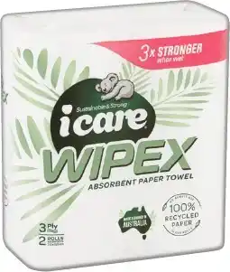IGA Icare Wipex 100% Recycled Paper Towel 3 Ply offer
