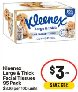 IGA Kleenex Large & Thick Facial Tissues offer