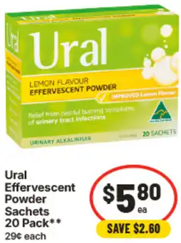 IGA Ural Effervescent Powder Sachets offer