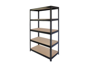 Stratco Stratco rivet lock black 5 shelf kit offer