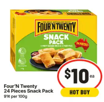 IGA Four N Twenty Snack Pack offer