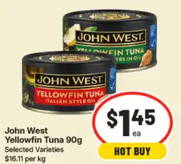 IGA John West Yellowfin Tuna offer