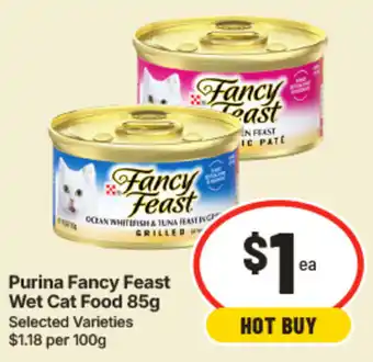 IGA Purina Fancy Feast Wet Cat Food offer
