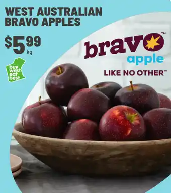 IGA West australian bravo apples offer