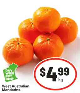 IGA West Australian Mandarins offer
