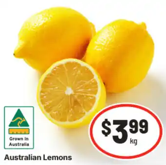 IGA Australian Lemons offer