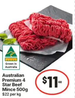 IGA Australian Premium 4 Star Beef Mince offer