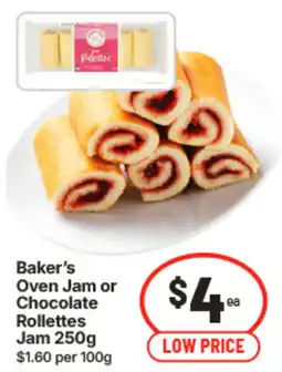 IGA Bakers Oven Jam or Chocolate Rollettes Jam offer