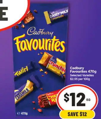 IGA Cadbury Favourites offer
