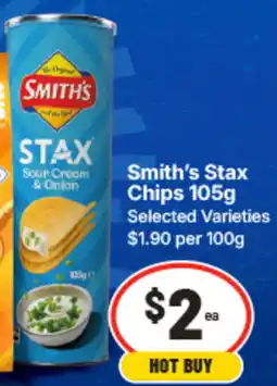 IGA Smiths Stax Chips offer