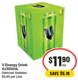 IGA V Energy Drink offer