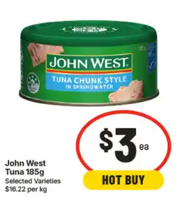 IGA John West Tuna offer