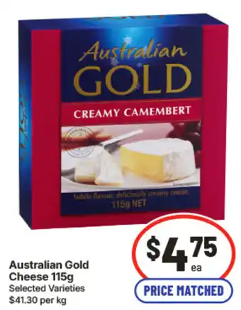 IGA Australian Gold Cheese offer