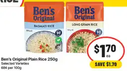 IGA Ben's Original Plain Rice offer