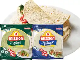 IGA Mission Wraps 6‑8 Pack Selected Varieties offer